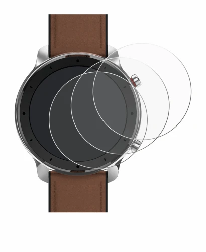 Image de l'appareil Huami Amazfit GTR (47 mm) avec une grande variété de protections d'écran.