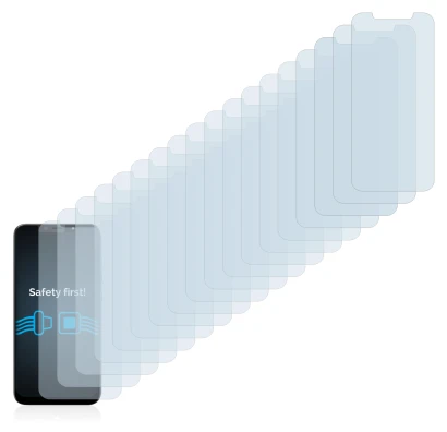 Image de l'appareil Gigaset GS195 avec une grande variété de protections d'écran.