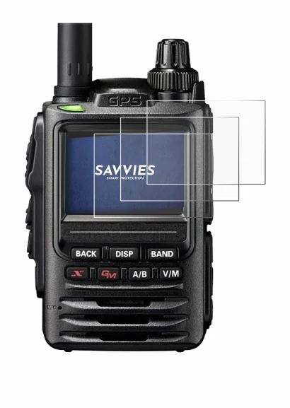 Image de l'appareil Yaesu FT-3D avec une grande variété de protections d'écran.