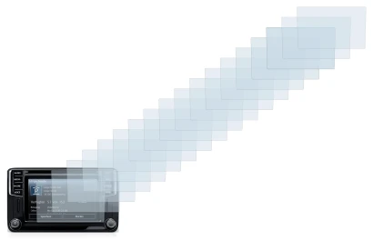 Image de l'appareil Volkswagen Caddy 2015 Discover Media 6.5" 2015 avec une grande variété de protections d'écran.