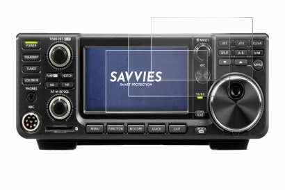 Image de l'appareil Icom IC-9700 avec une grande variété de protections d'écran.