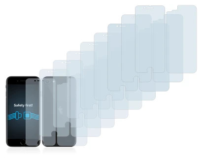 Image de l'appareil Apple iPhone SE 2 2020 (Avant+Arrière) avec une grande variété de protections d'écran.