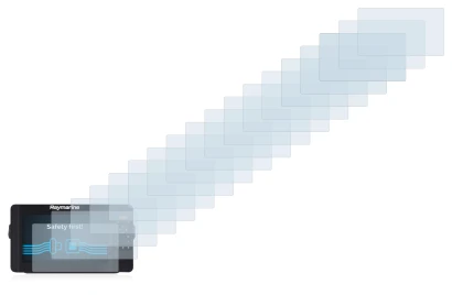 Image de l'appareil Raymarine Element 7 HV avec une grande variété de protections d'écran.