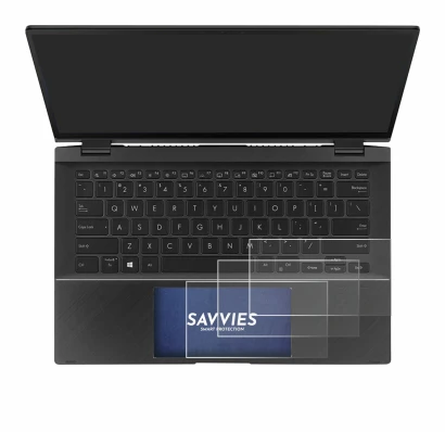 Image de l'appareil ASUS ZenBook Flip 14 UX463FA (Touch Trackpad) avec une grande variété de protections d'écran.