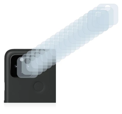 Image de l'appareil Google Pixel 4a 5G (Caméra UNIQUEMENT) avec une grande variété de protections d'écran.