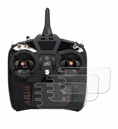 Image de l'appareil Spektrum NX8 avec une grande variété de protections d'écran.