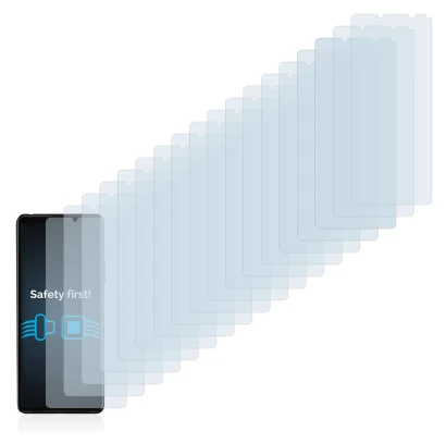 Image de l'appareil Sony Xperia 10 III avec une grande variété de protections d'écran.