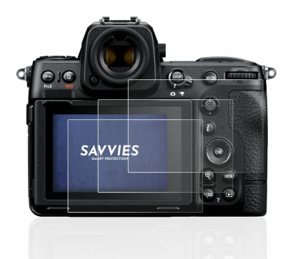 Image de l'appareil Nikon Z 8 avec une grande variété de protections d'écran.