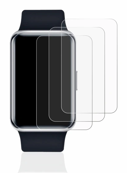 Image de l'appareil Huawei Watch Fit Elegant avec une grande variété de protections d'écran.