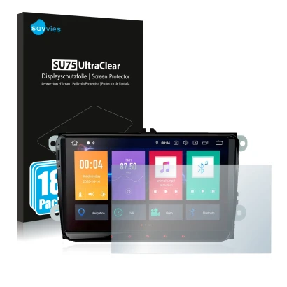 Face avant d’un emballage produit avec le logo de la marque Savvies. À côté, l’appareil Xtrons PBE90MTVL est représenté avec l