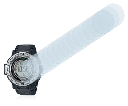 Image de l'appareil Casio Pro Trek PRW-3500-1 avec une grande variété de protections d'écran.