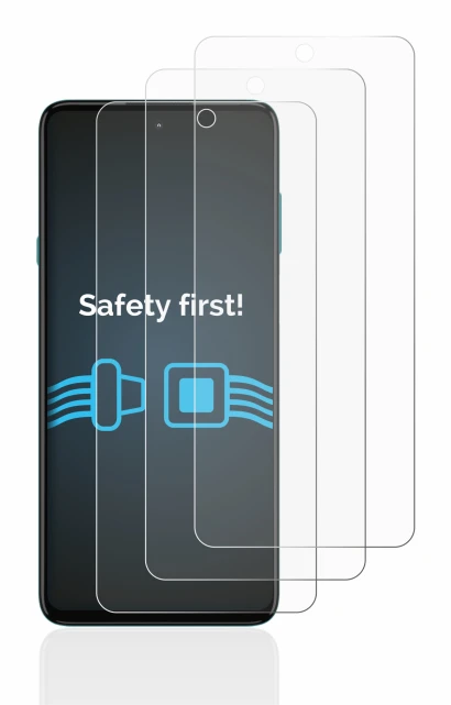 Image de l'appareil Motorola Edge 20 Lite avec une grande variété de protections d'écran.