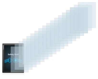 Image de l'appareil PocketBook InkPad Lite avec une grande variété de protections d'écran.