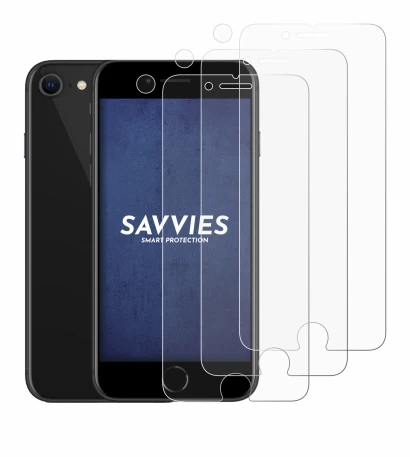 Image de l'appareil Apple iPhone SE 2 2020 (Avant+Caméra) avec une grande variété de protections d'écran.