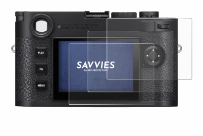 Image de l'appareil Leica M11 avec une grande variété de protections d'écran.