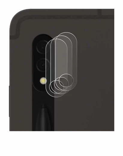 Image de l'appareil Samsung Galaxy Tab S8 5G (Caméra UNIQUEMENT) avec une grande variété de protections d'écran.