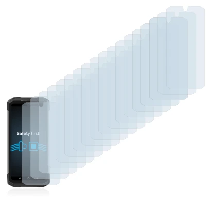 Image de l'appareil Doogee S98 Pro avec une grande variété de protections d'écran.