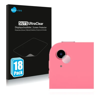 Face avant d’un emballage produit avec le logo de la marque Savvies. À côté, l’appareil Apple iPad 10.9" WiFi 2022 (Caméra UNI