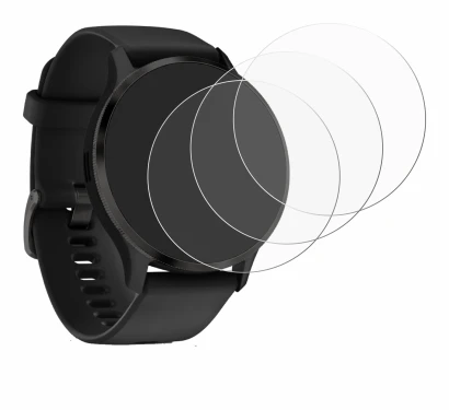 Image de l'appareil Garmin Venu 3S avec une grande variété de protections d'écran.