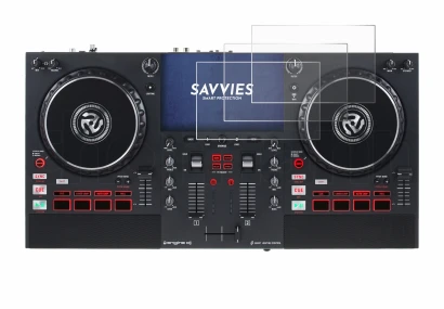 Image de l'appareil Numark Mixstream Pro+ avec une grande variété de protections d'écran.