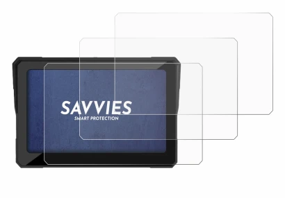 Image de l'appareil Carpuride W702 7" avec une grande variété de protections d'écran.