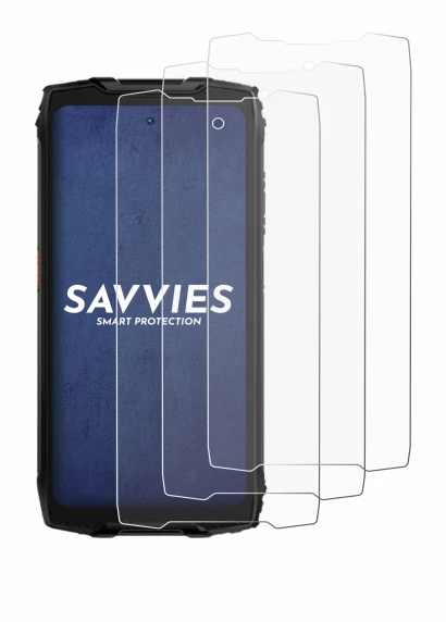 Image de l'appareil Blackview BV9300 Pro avec une grande variété de protections d'écran.