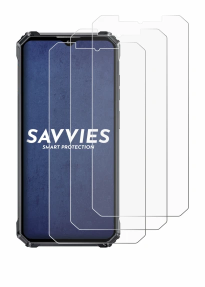 Image de l'appareil Oukitel WP28 S avec une grande variété de protections d'écran.