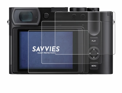 Image de l'appareil Leica Q3 43 avec une grande variété de protections d'écran.