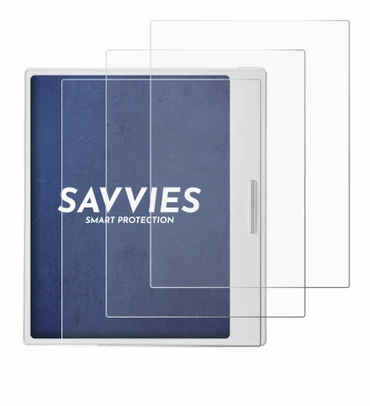 Image de l'appareil Boox Go Color 7 White Edition avec une grande variété de protections d'écran.