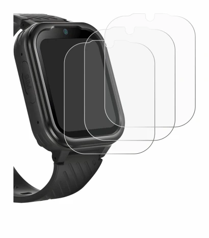 Image de l'appareil RAYOFI Kids Smartwatch avec une grande variété de protections d'écran.