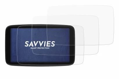 Image de l'appareil TomTom GO Advanced avec une grande variété de protections d'écran.
