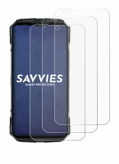 Image de l'appareil Doogee S118 Pro avec une grande variété de protections d'écran.