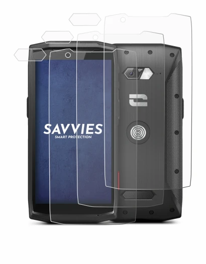 Image de l'appareil Crosscall Core-M5 (Avant+Caméra) avec une grande variété de protections d'écran.