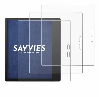 Image de l'appareil Boox Go 7 avec une grande variété de protections d'écran.