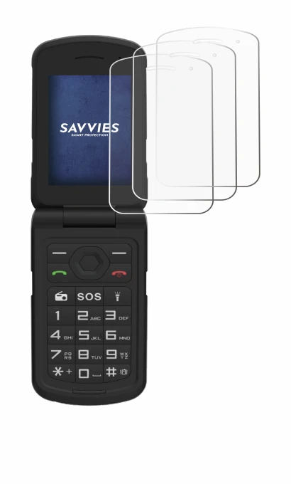 Image de l'appareil AGM M10 avec une grande variété de protections d'écran.