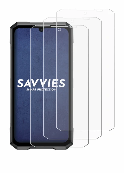 Image de l'appareil Doogee Blade GT Pro avec une grande variété de protections d'écran.