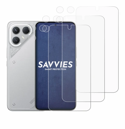 Image de l'appareil Tecno Pova 7 Pro (Avant+Caméra) avec une grande variété de protections d'écran.