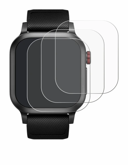 Image de l'appareil Haylou Iron Neo 1.95" avec une grande variété de protections d'écran.