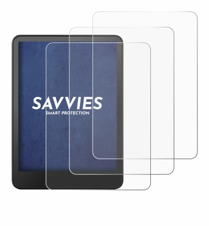 Image de l'appareil Amazon Kindle Colorsoft avec une grande variété de protections d'écran.