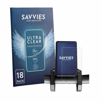 Face avant d’un emballage produit avec le logo de la marque Savvies. À côté, l’appareil Joyor S5 V2 est représenté avec la pro