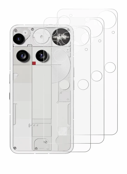 Image de l'appareil Nothing Phone (3) (Arrière) avec une grande variété de protections d'écran.