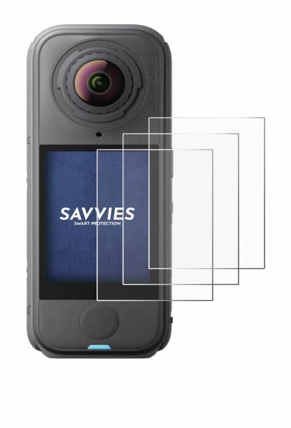 Image de l'appareil Insta360 X4 Air avec une grande variété de protections d'écran.