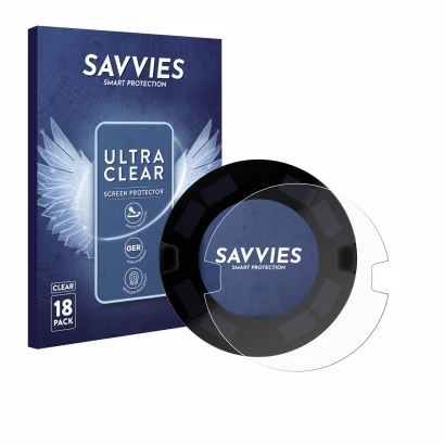 Face avant d’un emballage produit avec le logo de la marque Savvies. À côté, l’appareil OOONO P-DISC NO3 est représenté avec l