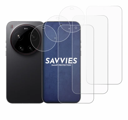 Image de l'appareil Xiaomi 17 Ultra (Avant+Caméra) avec une grande variété de protections d'écran.