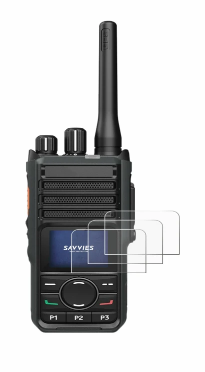 Image de l'appareil Hytera HP565 avec une grande variété de protections d'écran.