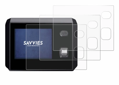 Image de l'appareil SkyRC MC5000 avec une grande variété de protections d'écran.