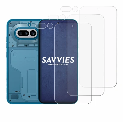 Image de l'appareil Nothing Phone (4a) (Avant+Caméra) avec une grande variété de protections d'écran.