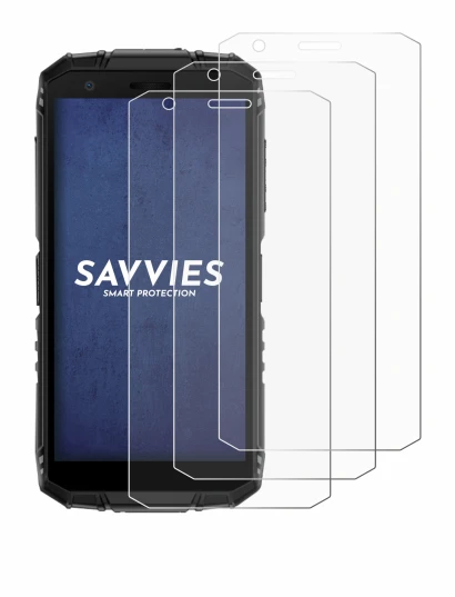 Image de l'appareil Doogee Fire 3 avec une grande variété de protections d'écran.
