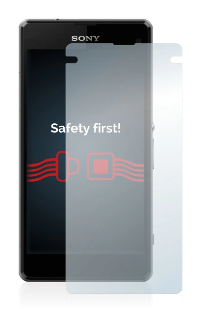 Image de l'appareil Sony Xperia Z1 Compact D5503 avec une grande variété de protections d'écran.