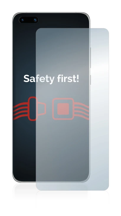 Image de l'appareil Huawei P40 avec une grande variété de protections d'écran.